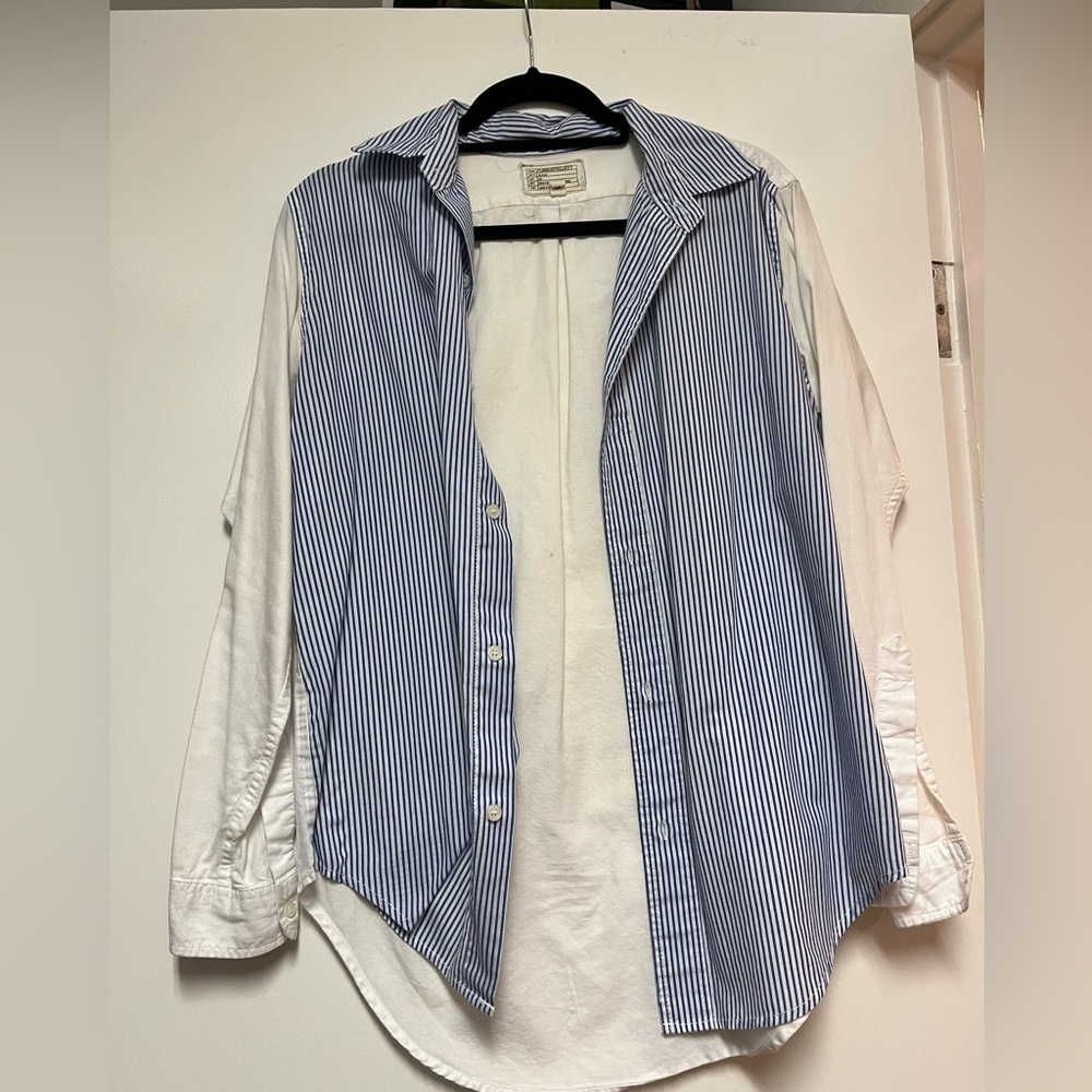 Current Elliot stripped long sleeve button down. Size 1